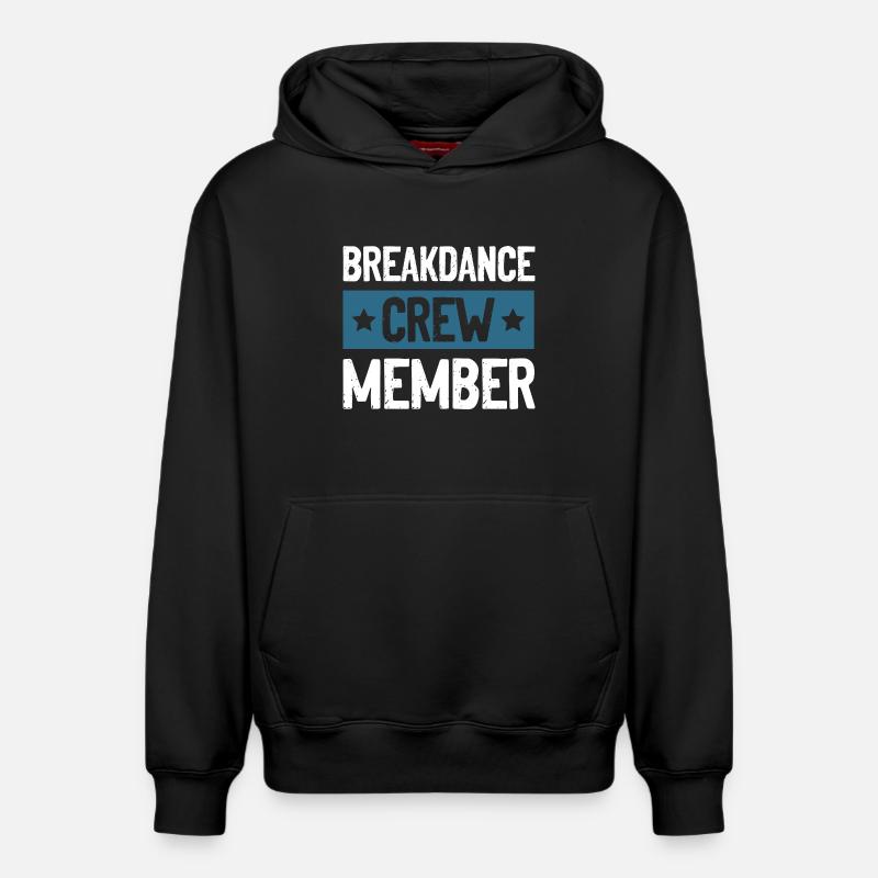 Équipe de breakdance - Sweat à capuche unisexe décontracté en coton biologique – de SPREAD - noir