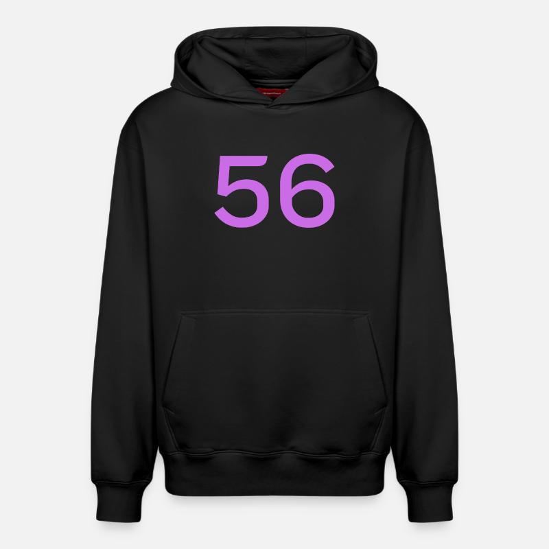 56 - Sweat à capuche unisexe décontracté en coton biologique – de SPREAD - noir