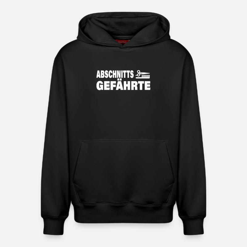 SECTION COMPAGNON - Sweat à capuche unisexe décontracté en coton biologique – de SPREAD - noir