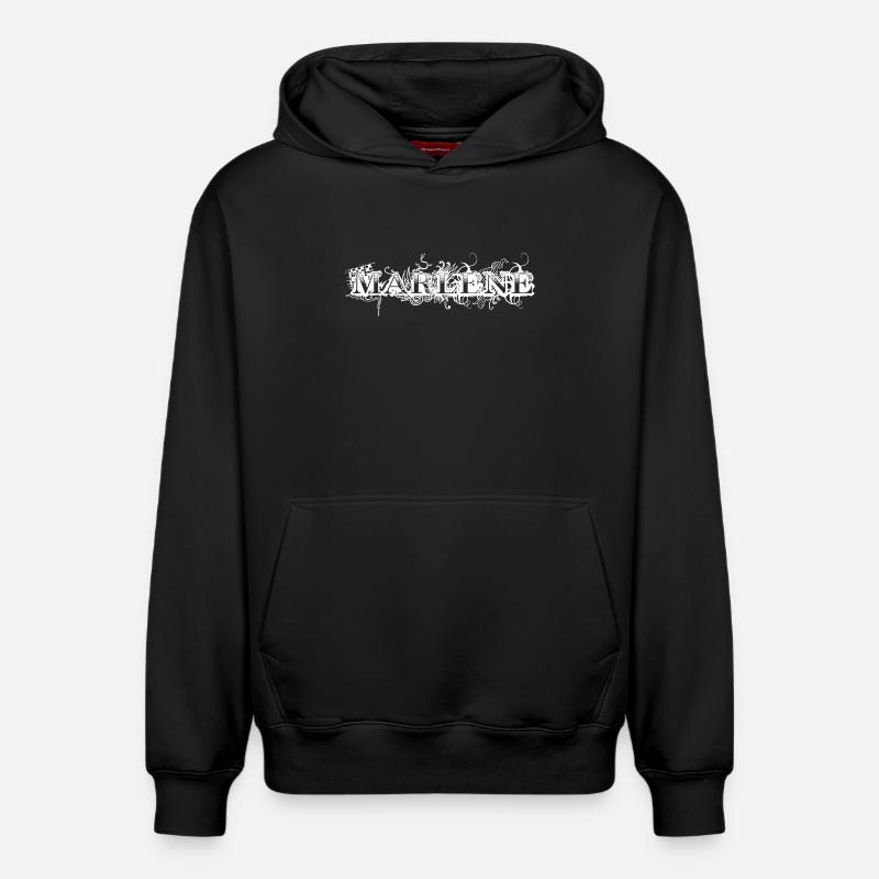 MARLENE - Relaxed Unisex Organic Hoodie – von SPREAD - Schwarz