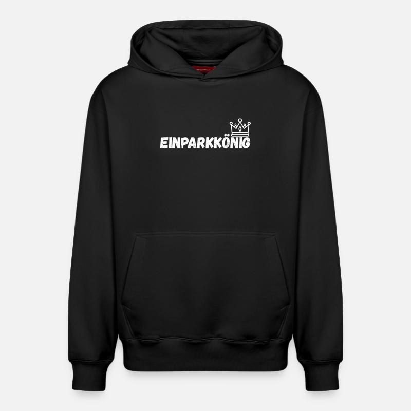 Einparkkonig_schwarz - Sweat à capuche unisexe décontracté en coton biologique – de SPREAD - noir