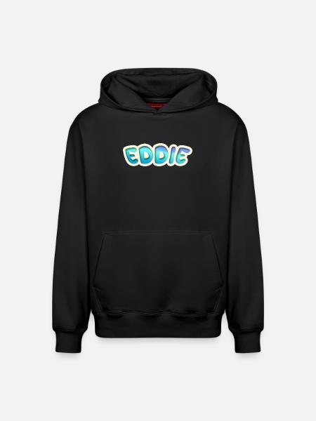 Occupation Eddie - Relaxed Unisex Organic Hoodie – by SPREAD - black