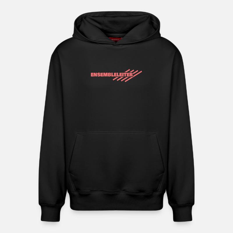 Cadeau pour chef d’ensemble - Sweat à capuche unisexe décontracté en coton biologique – de SPREAD - noir