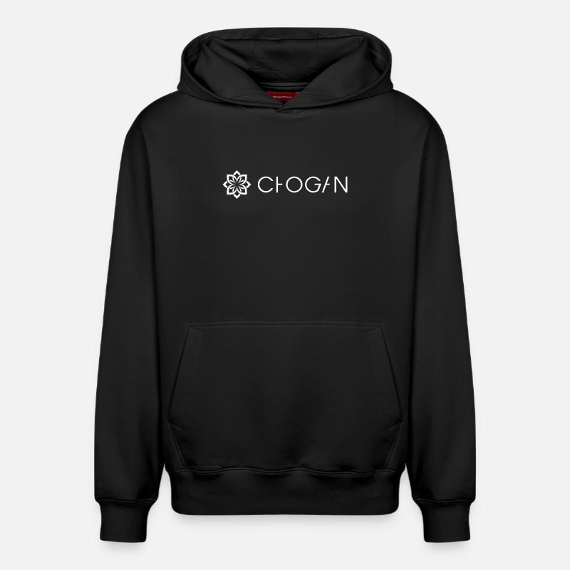 Chogan - Sweat à capuche unisexe décontracté en coton biologique – de SPREAD - noir