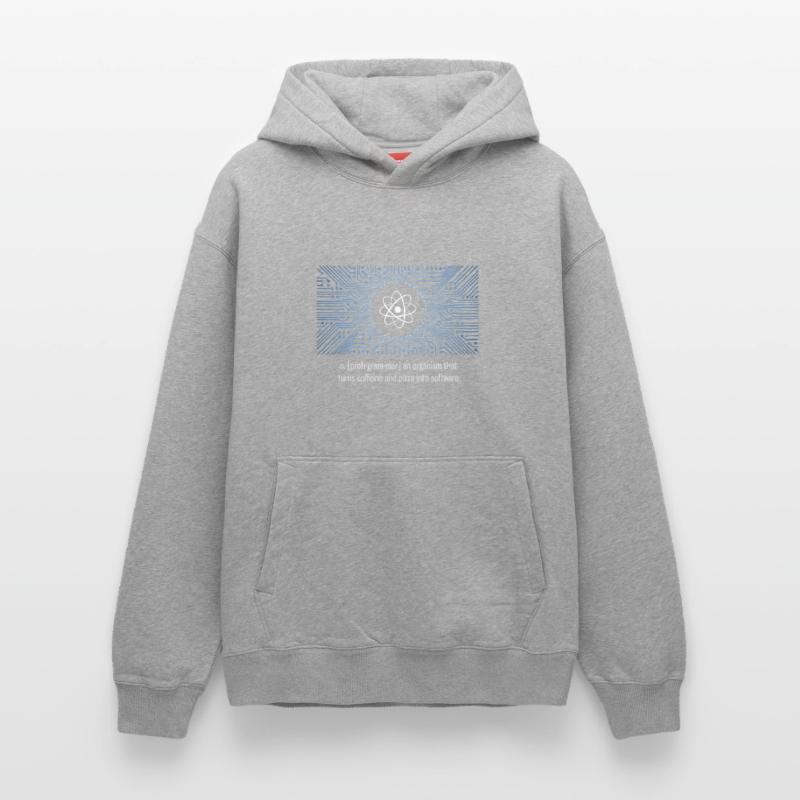 nerd programmer big bang board CPU pc code LOL Relaxed Unisex Organic Hoodie – by SPREAD
