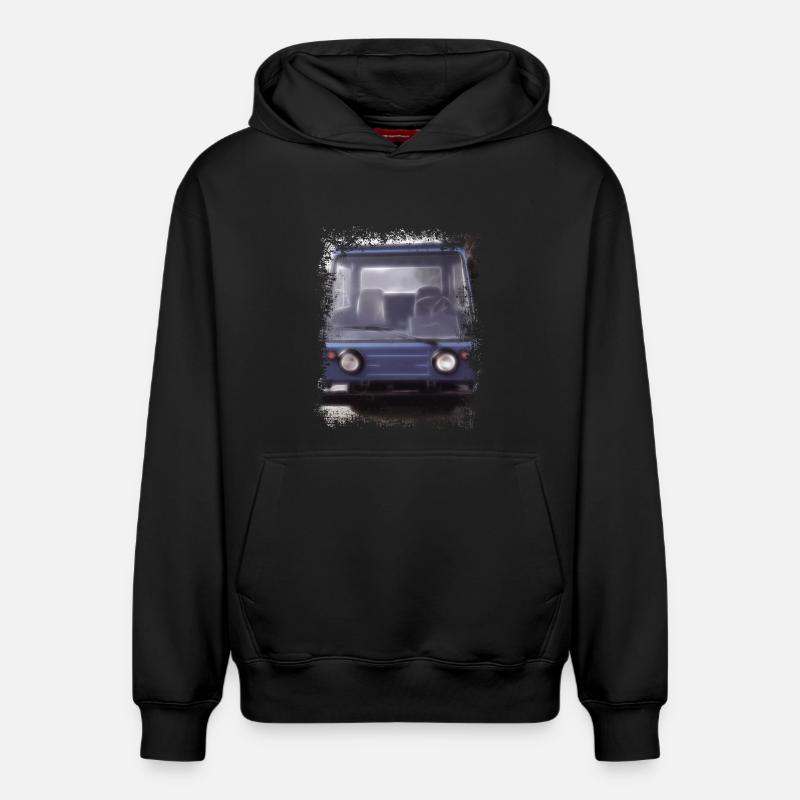 Multivoiture M25 - Sweat à capuche unisexe décontracté en coton biologique – de SPREAD - noir