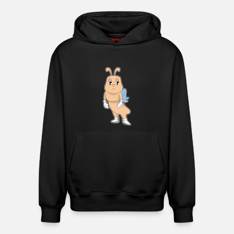 Papillon sans ailes - Sweat à capuche unisexe décontracté en coton biologique – de SPREAD - noir
