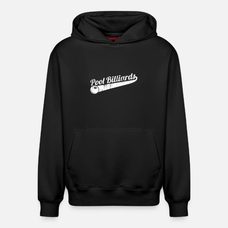 Pool billiards - Relaxed Unisex Organic Hoodie – by SPREAD - black