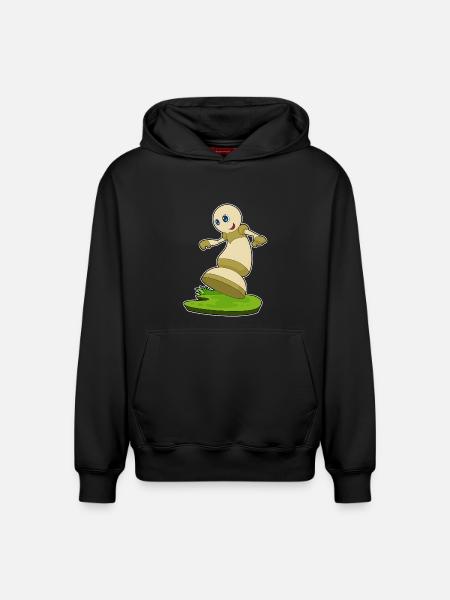 Pièces d’échecs pion échecs - Sweat à capuche unisexe décontracté en coton biologique – de SPREAD - noir