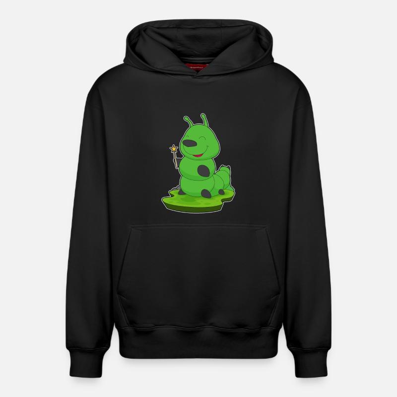 Baguette de magicien Caterpillar - Sweat à capuche unisexe décontracté en coton biologique – de SPREAD - noir