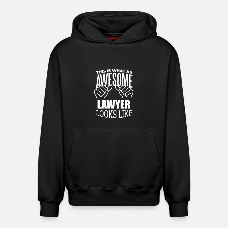 avocat - Sweat à capuche unisexe décontracté en coton biologique – de SPREAD - noir