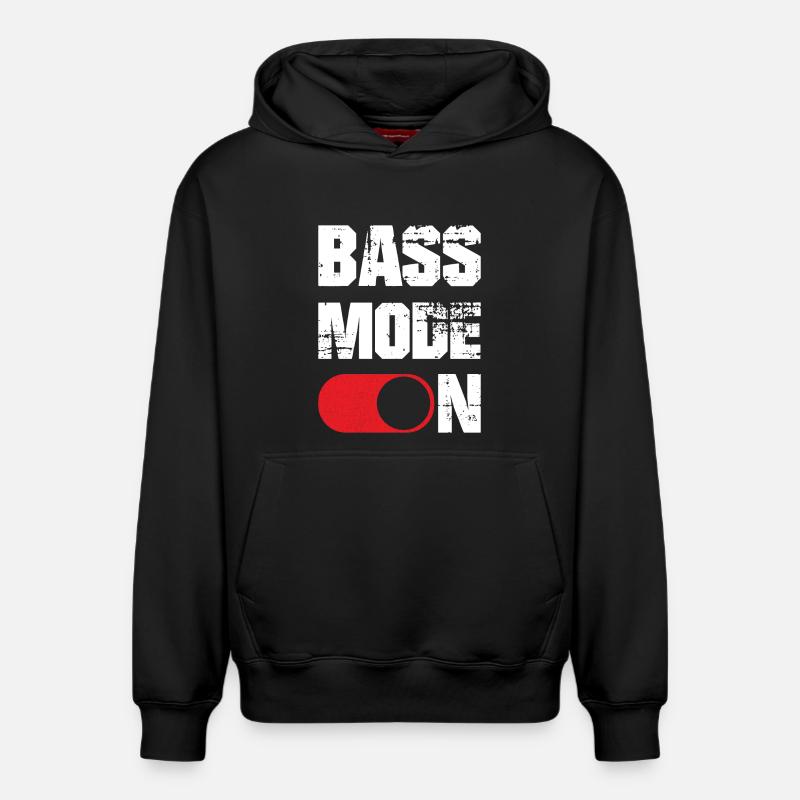 Mode basse sur drôle - Sweat à capuche unisexe décontracté en coton biologique – de SPREAD - noir