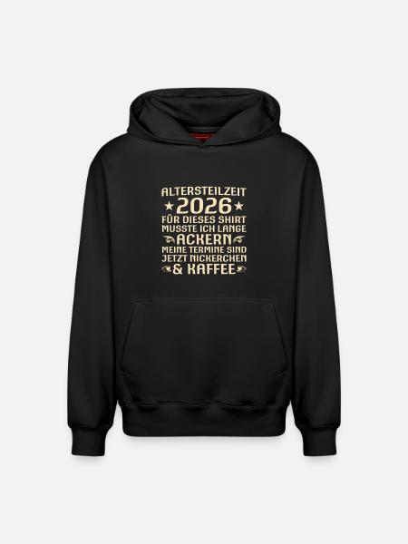 Altersteilzeit 2026 Lustiges Kollege Abschied - Relaxed Unisex Organic Hoodie – von SPREAD - Schwarz