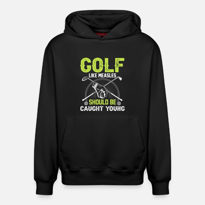 golfe - Sweat à capuche unisexe décontracté en coton biologique – de SPREAD - noir