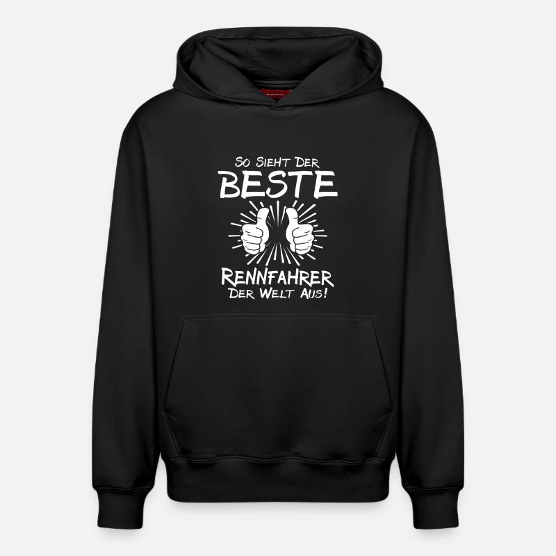 Meilleur pilote - Sweat à capuche unisexe décontracté en coton biologique – de SPREAD - noir