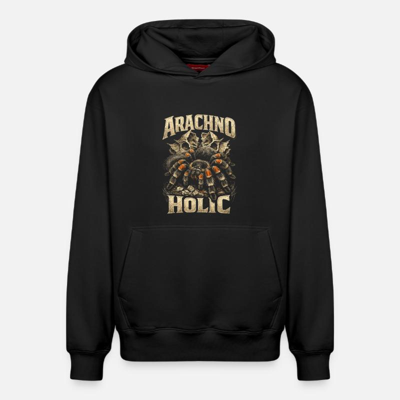 Tarantula Arachno Holic - Sweat à capuche unisexe décontracté en coton biologique – de SPREAD - noir