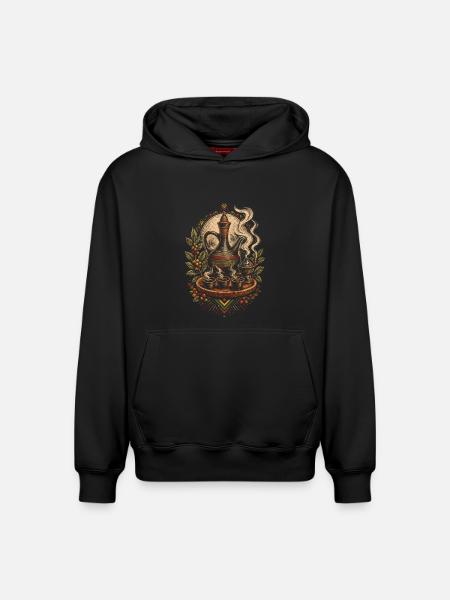 Äthiopien Äthiopisch Äthiopier - Relaxed Unisex Organic Hoodie – von SPREAD - Schwarz
