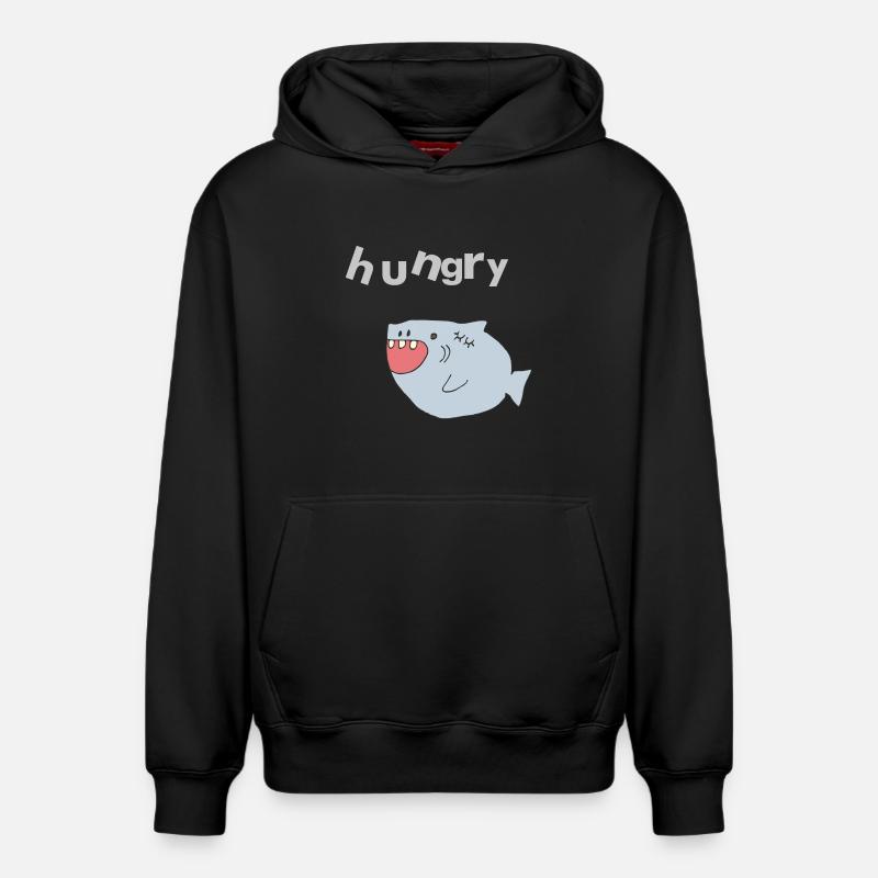 1990 - Sweat à capuche unisexe décontracté en coton biologique – de SPREAD - noir