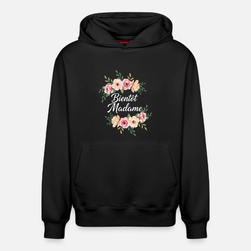 Madame Mariage EVJF Future Mariée - Sweat à capuche unisexe décontracté en coton biologique – de SPREAD - noir