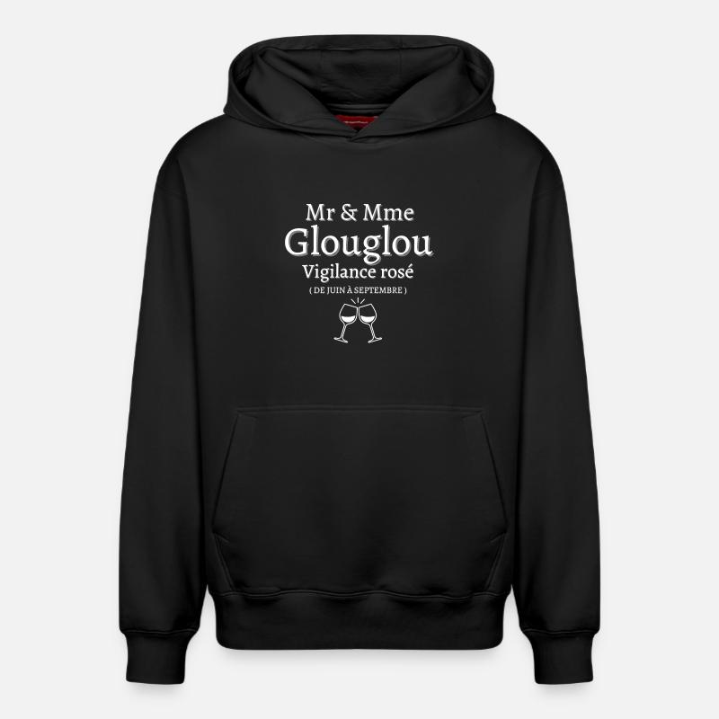 EVG, équipe des mariés, glouglou - Sweat à capuche unisexe décontracté en coton biologique – de SPREAD - noir