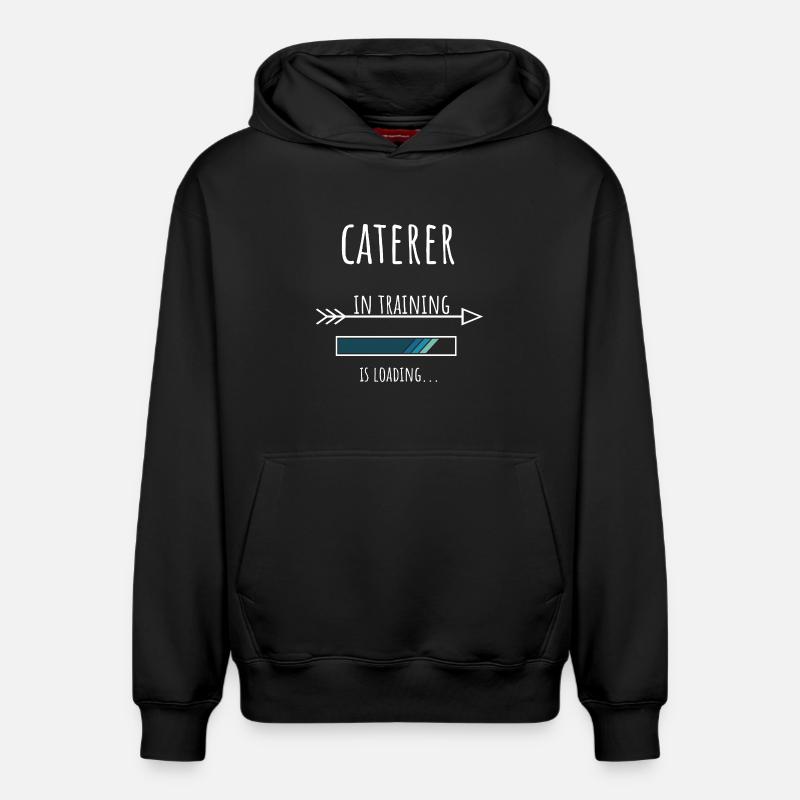 Traiteur Cadeau Profession Formation Traiteur - Sweat à capuche unisexe décontracté en coton biologique – de SPREAD - noir