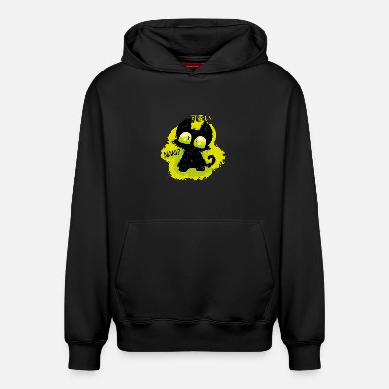 Kuromi - Sweat à capuche unisexe décontracté en coton biologique – de SPREAD - noir