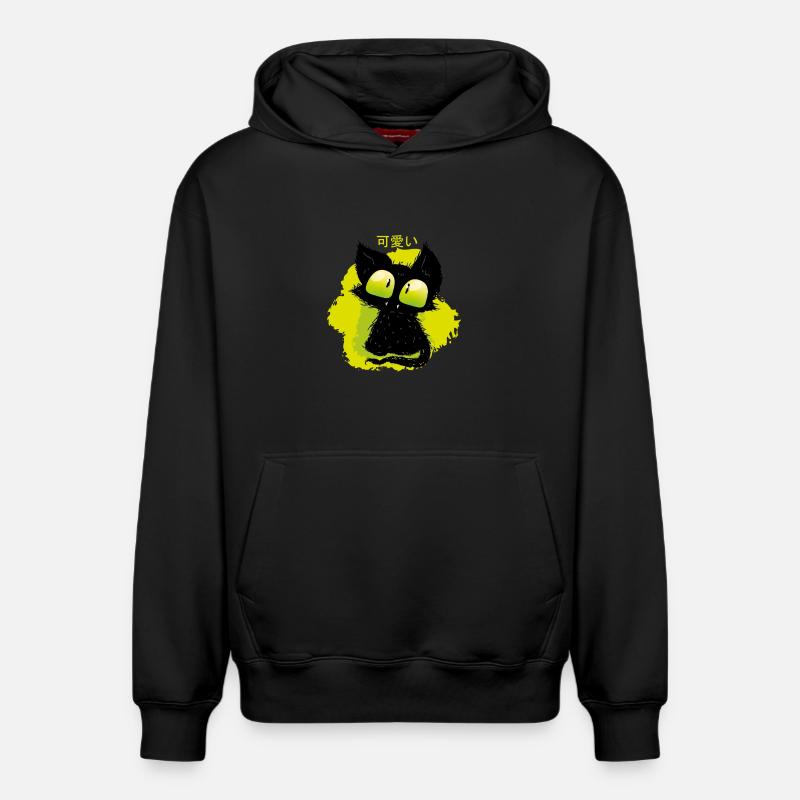 Kuromi - Sweat à capuche unisexe décontracté en coton biologique – de SPREAD - noir