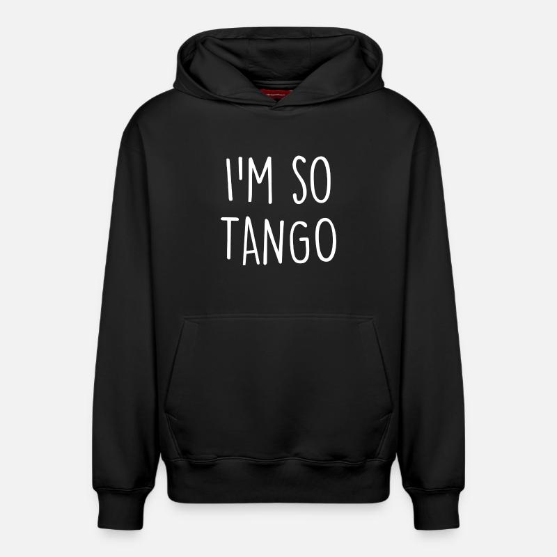 Tango Dancer - Relaxed Unisex Organic Hoodie – von SPREAD - Schwarz