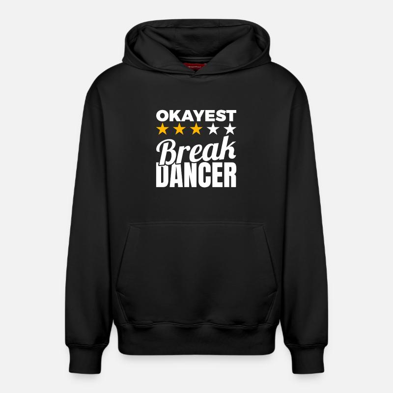 Garçon B moyen - Sweat à capuche unisexe décontracté en coton biologique – de SPREAD - noir