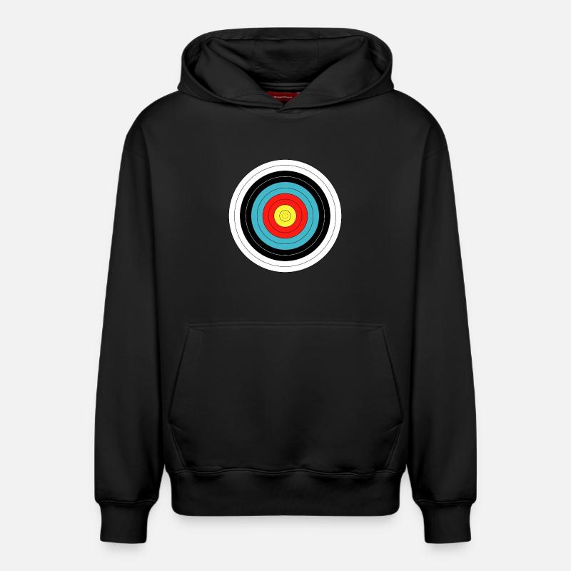 cible - Sweat à capuche unisexe décontracté en coton biologique – de SPREAD - noir