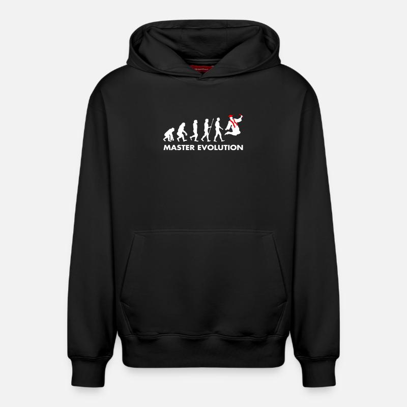 Master evolution development graduation diploma - Relaxed Unisex Organic Hoodie – by SPREAD - black