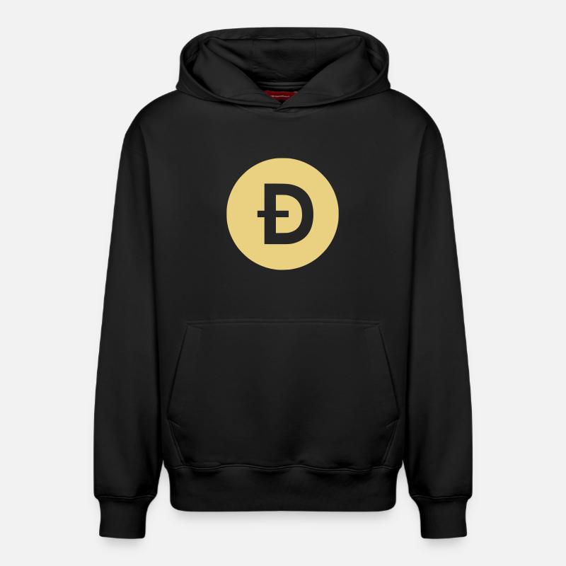 Logo DOGE - Sweat à capuche unisexe décontracté en coton biologique – de SPREAD - noir