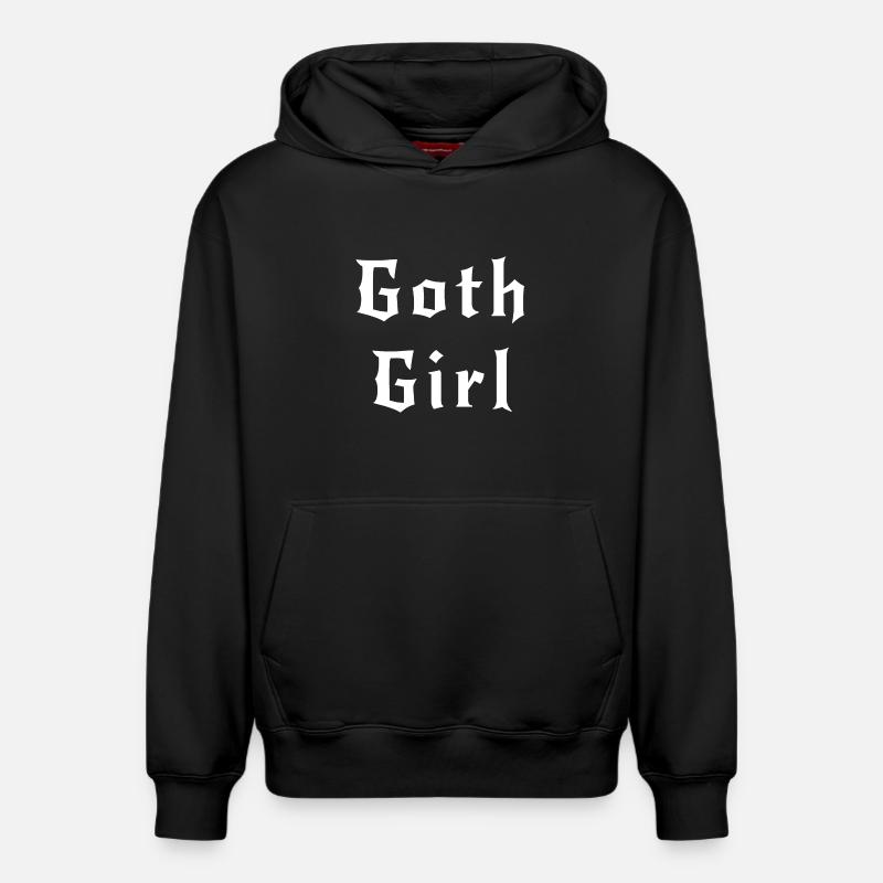 Gothic-Mädchen, Geschenk für Gothic-Mädchen oder -Frau - Relaxed Unisex Organic Hoodie – von SPREAD - Schwarz