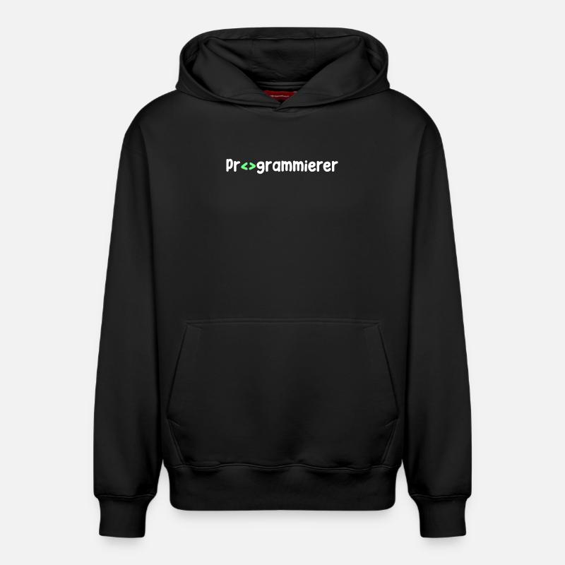 Programmierer Computerfreak Skripting Code Nerd - Relaxed Unisex Organic Hoodie – von SPREAD - Schwarz