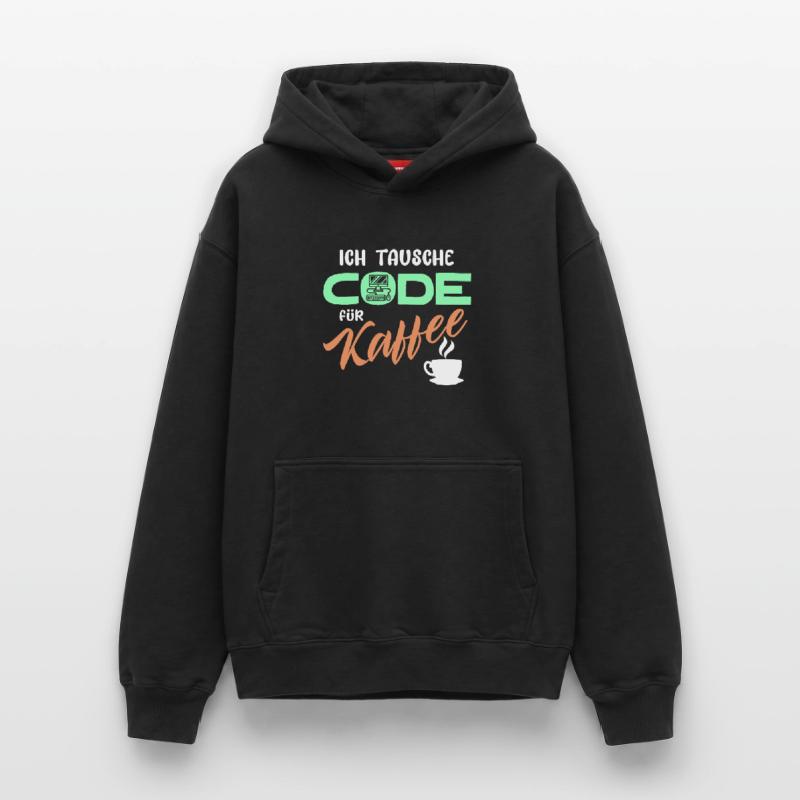 Code Développeur de déclaration Programmeur Ordinateur Sweat à capuche unisexe décontracté en coton biologique – de SPREAD