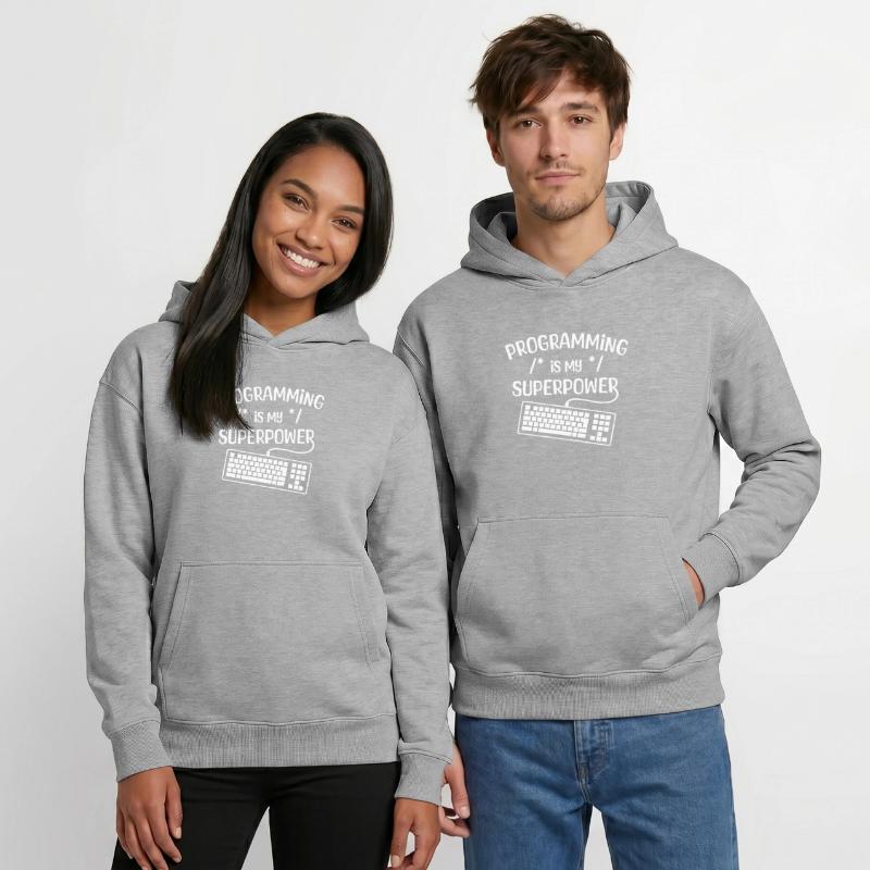 Computerfreak Developer Statement Coding Computer Science Relaxed Unisex Organic Hoodie – by SPREAD