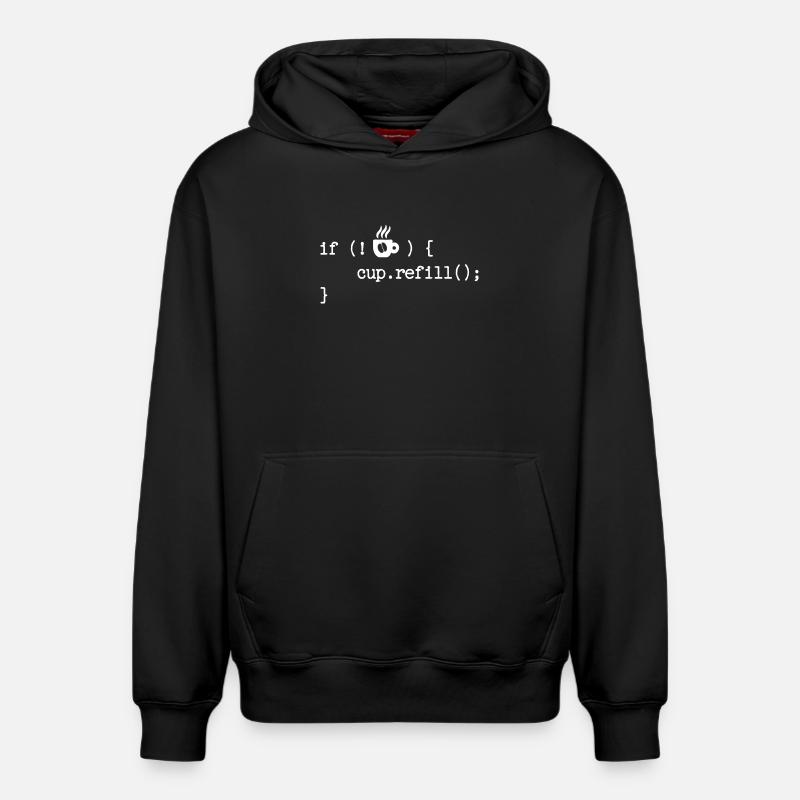 Debug Programmer Coden Developer Computergeek - Relaxed Unisex Organic Hoodie – by SPREAD - black