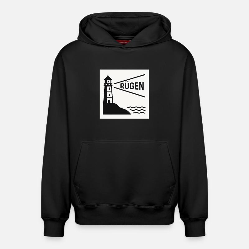 Réprimander - Sweat à capuche unisexe décontracté en coton biologique – de SPREAD - noir