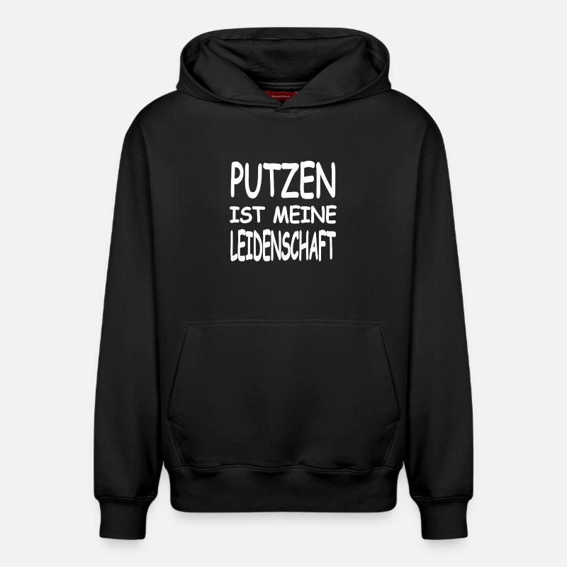 Propre - Sweat à capuche unisexe décontracté en coton biologique – de SPREAD - noir