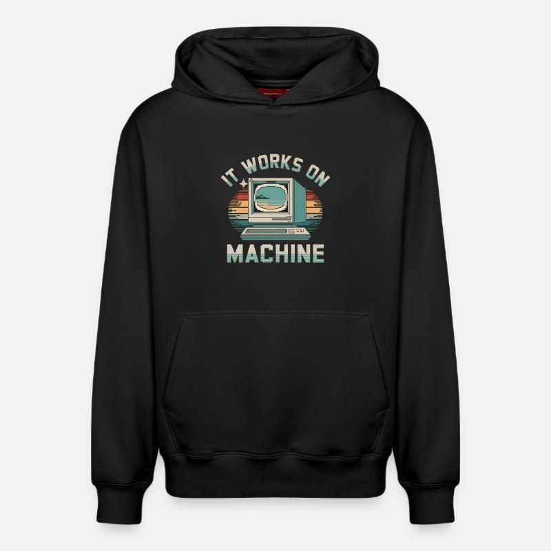 Programmierer Humor - Relaxed Unisex Organic Hoodie – von SPREAD - Schwarz