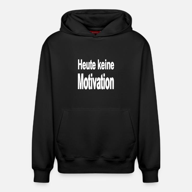 Motivation - Sweat à capuche unisexe décontracté en coton biologique – de SPREAD - noir