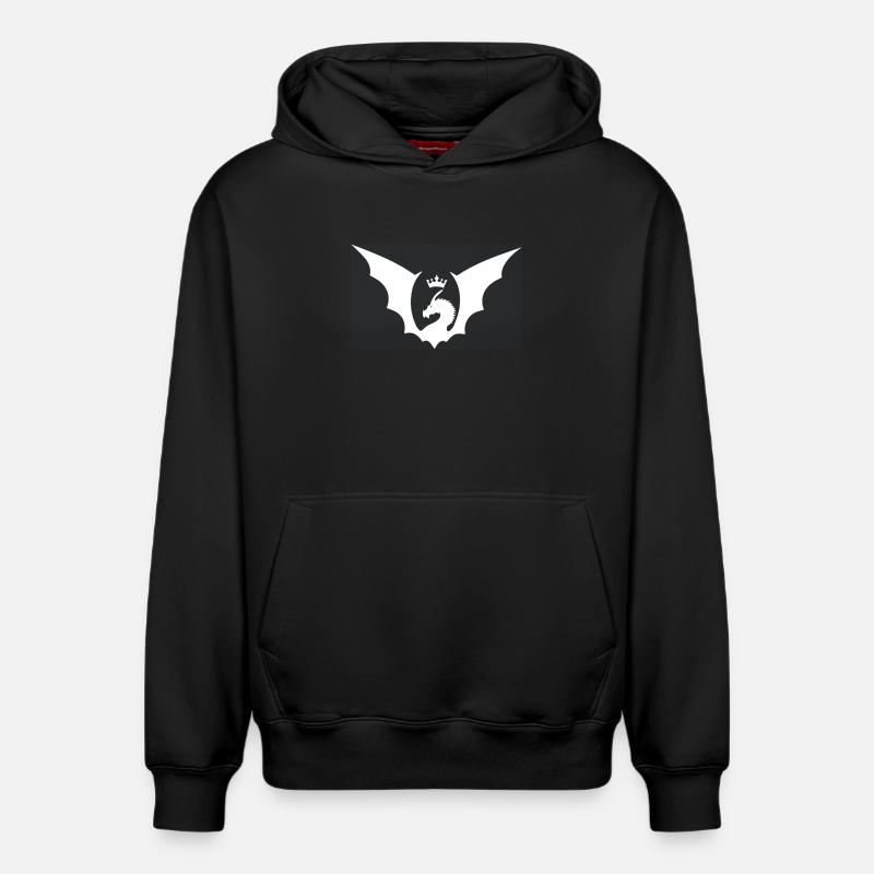 logo etheryon - Sweat à capuche unisexe décontracté en coton biologique – de SPREAD - noir