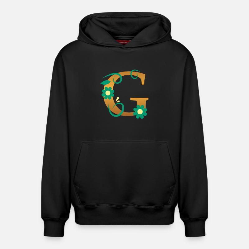 G - Sweat à capuche unisexe décontracté en coton biologique – de SPREAD - noir