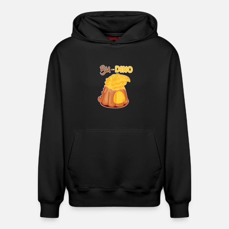 Pudding - Relaxed Unisex Organic Hoodie – von SPREAD - Schwarz