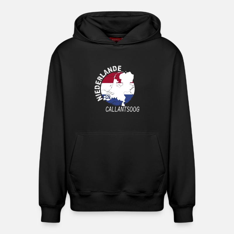 Callantsoog - Sweat à capuche unisexe décontracté en coton biologique – de SPREAD - noir