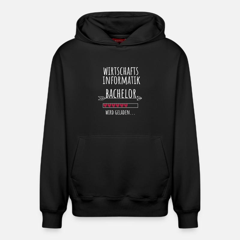 Wirtschaftsinformatik Studium Student Geschenk - Relaxed Unisex Organic Hoodie – von SPREAD - Schwarz