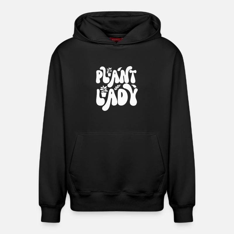 Planter - Sweat à capuche unisexe décontracté en coton biologique – de SPREAD - noir