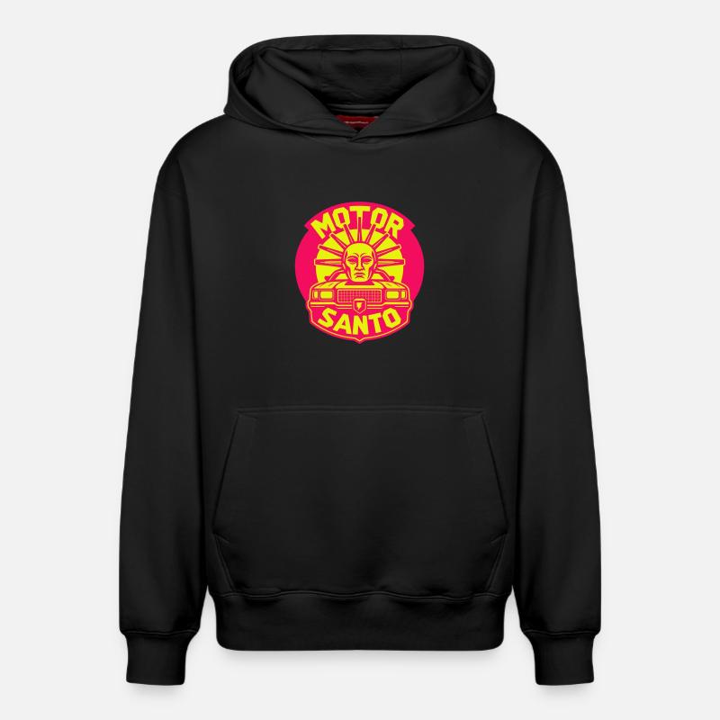 Moteur Santo : Phonk-Master - Sweat à capuche unisexe décontracté en coton biologique – de SPREAD - noir