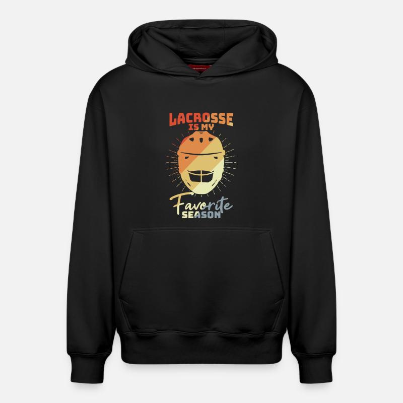 Motivation de la crosse - Sweat à capuche unisexe décontracté en coton biologique – de SPREAD - noir