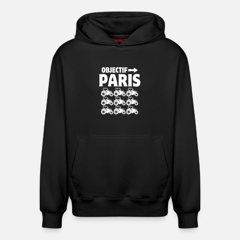 Bauer, Bauer, Bauer, Bauer - Relaxed Unisex Organic Hoodie – von SPREAD - Schwarz